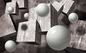 Fotótapéta - 3D golyók (152,5x104 cm)