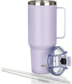 Banquet Twain rozsdamentes acél termokanna füllel1200 ml, lila