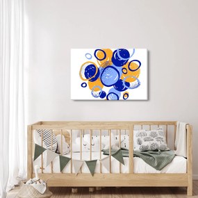 Kép - Világos motívum körökkel (90x60 cm)