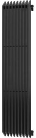 Mexen Aurora dísz radiátor 1800 x 450 mm, 1347 W, Fekete - W212-1800-450-00-70