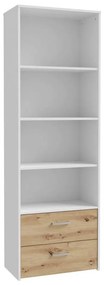 URO könyvszekrény artisan tölgy/fehér