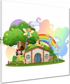 Vászonkép 40x40 Tündérek a varázslatos világból