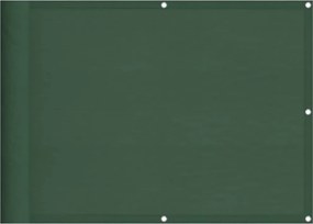 vidaXL sötétzöld 100% oxford poliészter erkélyparaván 75 x 800 cm