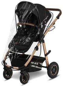 Lionelo - AMBER 2 az 1-ben kombinált babakocsi Black Onyx