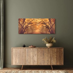 Egy út képe egy őszi tájon (120x50 cm)