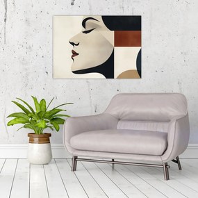 Kép - Nő profilból (70x50 cm)