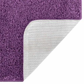 Fürdőszoba szőnyeg 2 pcs Lila 50 x 50 cm Polipropilén