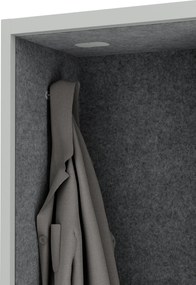 Sally 600mm korpus Szary - siedzisko Ciemnoszary