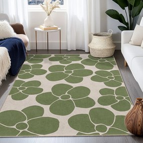 Zöld mosható szőnyeg 160x230 cm Green Meadow – Mila Home