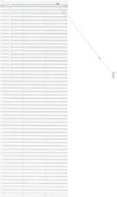 vidaXL Zsalugáter Redőnyök Fehér 130 x 45 cm Alumínium