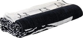 AFRIKA Strandtörölköző fehér zebra 165x90cm