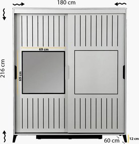 Pasific Home Fuga 180 - Walnut