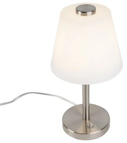 Design asztali lámpa acélból, fényerőszabályzóval, LED-del - Regno