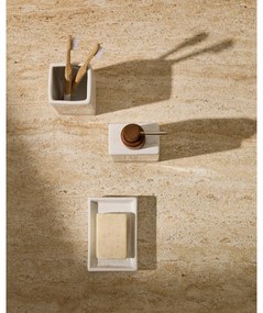 Krémszínű kerámia fogkefetartó pohár Careli – Kave Home