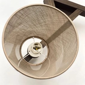 Brilagi - LED felületre szerelt csillár ANTHONY 3xE14/40W/230V tölgy/dió/bézs.