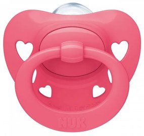 Baba cumi NUK Signature 6-18 h rózsaszín heart