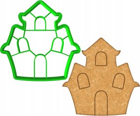 Forma Lyukasztó Sütemény- és Mézeskalácsvágó Halloween A félelmek háza