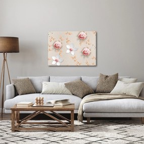 Kép - rózsa virágok (70x50 cm)