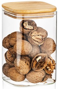 4Home Bamboo fedeles üveg tárolóedény, 950 ml, 950 ml