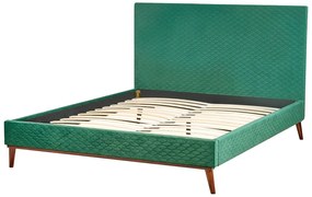 Franciaágy 160 cm BARON (ágyráccsal) (zöld). 1007167