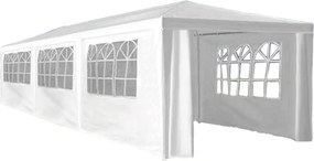 Kerti party sátor, fehér, 3x9 m, TEKNO NEW TYP 3 + 8 oldalsó résszel