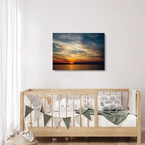 Naplemente képe (üvegen) (70x50 cm)