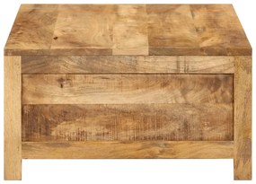 tömör mangófa dohányzóasztal 80 x 55 x 30 cm