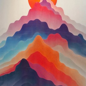 Poszter 50x50cm Hegyek választéka