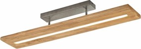 TRIO 623710130 BRAD Modern LED Mennyezeti Lámpa Sötét Fa, Világos Fa LED IP20