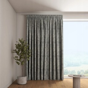 Dekoria Függöny ráncoló szalaggal 1 db 130x260cm fekete