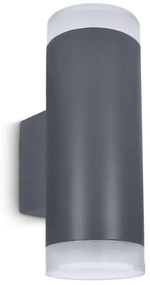 Brilagi - Kültéri fali lámpa MATERA 2xGU10/30W/230V antracit IP54