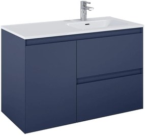 Elita Split szekrény 100x45.8x63.5 cm Függesztett, mosdó alatti kék 169008