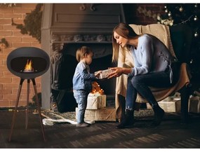 Bioetanol-kandalló TOKIO 45x100 cm 2 kW fekete