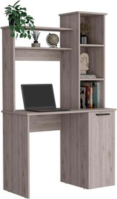 Polcos íróasztal tárolóval 156x75x146cm fehér FUR1235-1