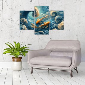 Kép - Aranyhalak (90x60 cm)