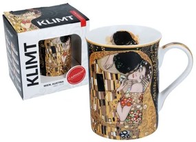 Porcelánbögre Klimt dobozban, 400ml, Klimt:The Kiss