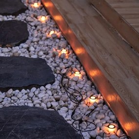 Immax NEO 07905L - LED RGB dimmelhető napelemes lámpa 8xLED/0,25W/5V IP65 Tuya