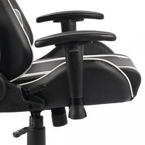fehér PVC forgó gamer szék
