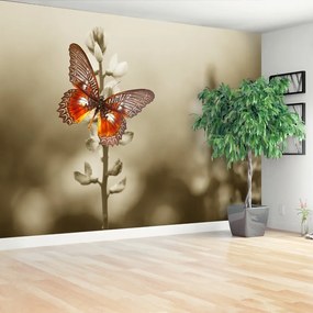 Fotótapéta pillangó virágok 104x70 cm