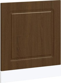 vidaXL mosogatógép panel Kalmar barna tölgy 60x1,5x67 cm műanyag fa