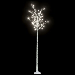 200 LED-es bel-/kültéri hideg fehér fűzfa karácsonyfa 2,2 m