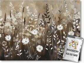 Fotótapéta Flizelina Grafika Természet Kert Rét Mezei Virágok 312x219 ragasztó