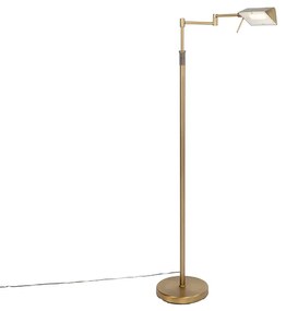 Design állólámpa bronz, LED-del és érintős dimmerrel - Notia