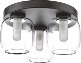 Dar Lighting modern mennyezeti lámpa edaline matt fekete dareda5322