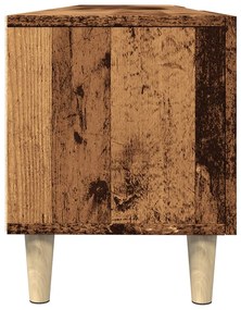 antik fa színű szerelt fa TV-szekrény 180 x 31,5 x 40 cm