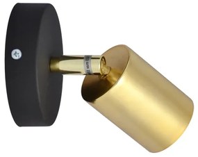 LED Fali spotlámpa TUNE 1xGU10/4,8W/230V arany/fekete