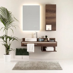 Bézs fürdőszobai kilépő 70x120 cm Bati – Restilo