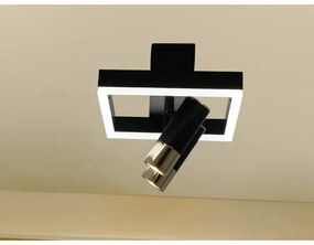 LED Dimmelhető mennyezeti lámpa LED/50W/230V 3000-6500K fekete + távirányítás