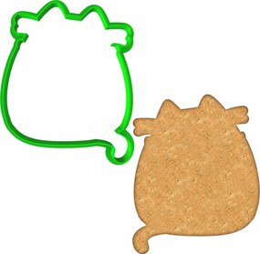 Forma Lyukasztó Sütemény- és Mézeskalácsvágó Halloween Cica Macska