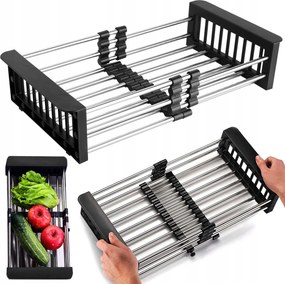 Mosogató Csepegtető Teleszkópos Szárítógép Kihúzható Konyhai Kosár